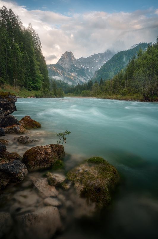 nature, mountain, landscape, river, long exposure The relaxing pointphoto preview