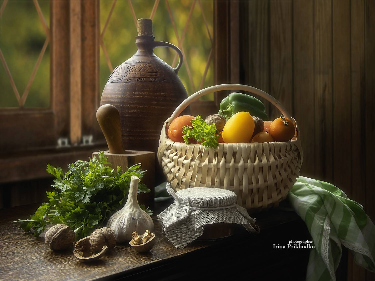 Дачный осенний натюрморт. Автор: Приходько Ирина натюрморт, осень, овощи, Приходько Ирина