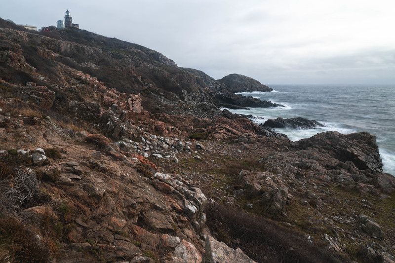 длинная выдержка, балтийское море, скалы, камни Шторм на Северном мореphoto preview