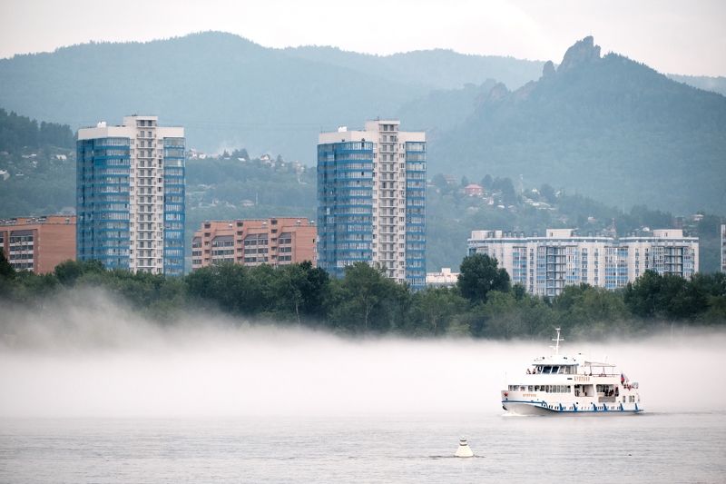 красноярск, туман, такмак, красноярские столбы В туманеphoto preview