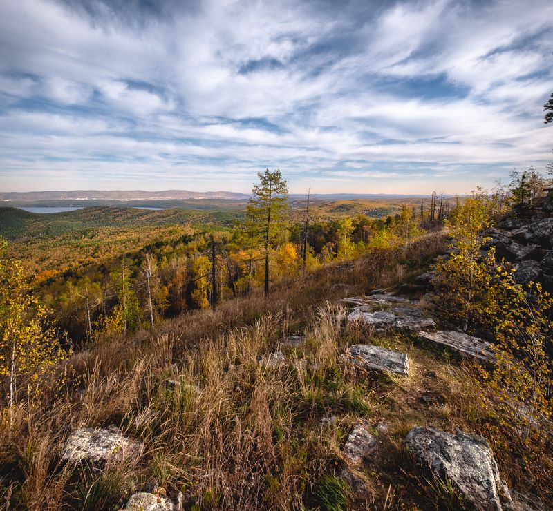 Осенний вечер на Заозёрном хребтеphoto preview