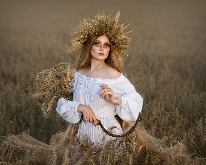 фотограф юлия дюдина, фотограф нижний новгород, арт фотограф,  волшебная фотосессия, полудница Полудницаphoto preview