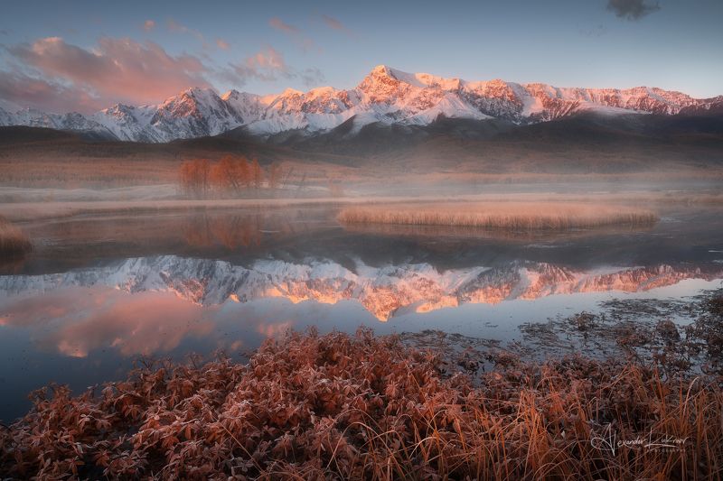 алтай,осень Утро на Джангызколь... фото превью