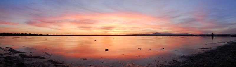 Соленое озеро Алики. Панорама из 5 горизонтальных кадров.photo preview