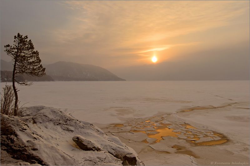алтай, алтын-кёль, алтынкёль, золотое озеро, константин белошапкин, рассвет, утро Золотые осколкиphoto preview
