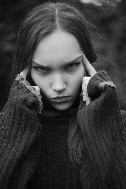 girl, bw, model test ***photo preview