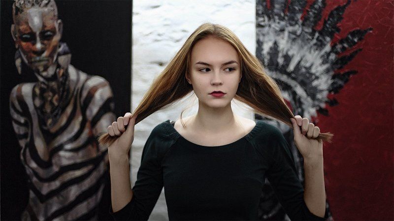 девушка, портрет, настроение, цвет, ***photo preview