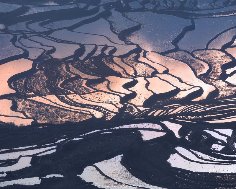 Графика рисовых террас провинции Юньнаньphoto preview