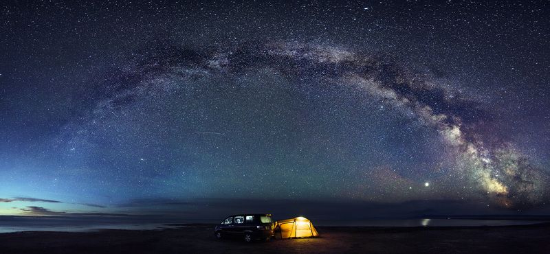 Milky Way / Uvs lake / Mongoliaphoto preview