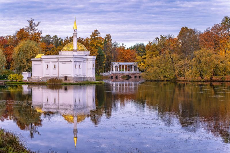 городской пейзаж, краски осени, пейзаж, Царское Село Турецкая баня, Царское Селоphoto preview