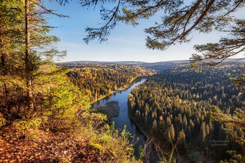 усьвинские столбы, осень, туман, утро, рассвет, усьва Золотая осеньphoto preview