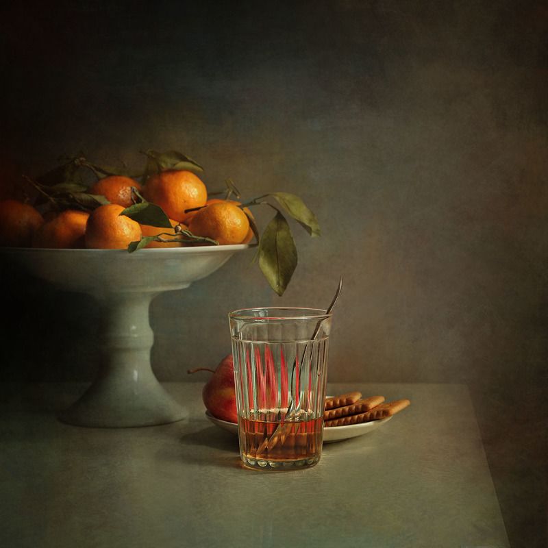 c мандаринами фото превью