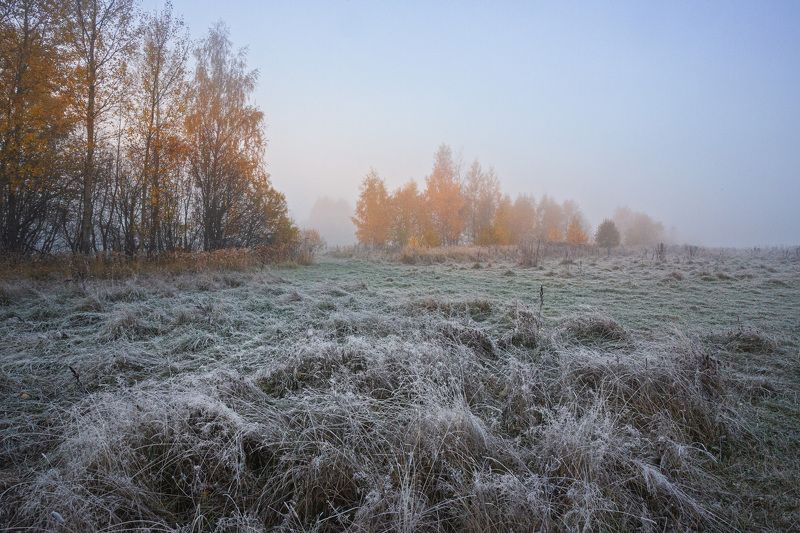 октябрь  Морозное утро...photo preview