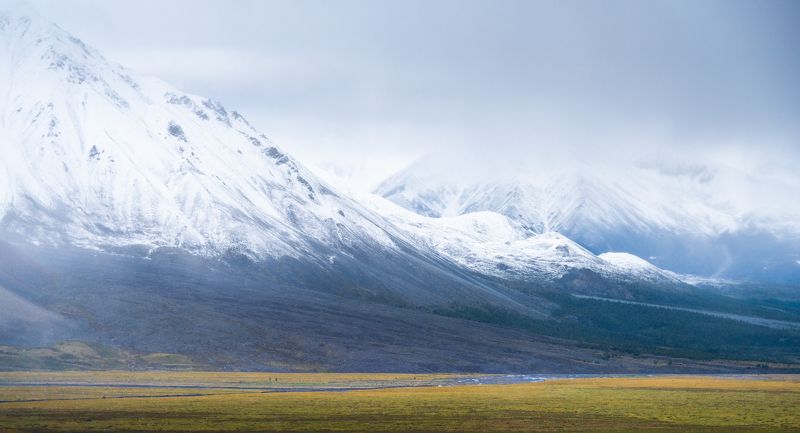 Якутия, Сунтар-Хаята, горы После июльского снега в горахphoto preview