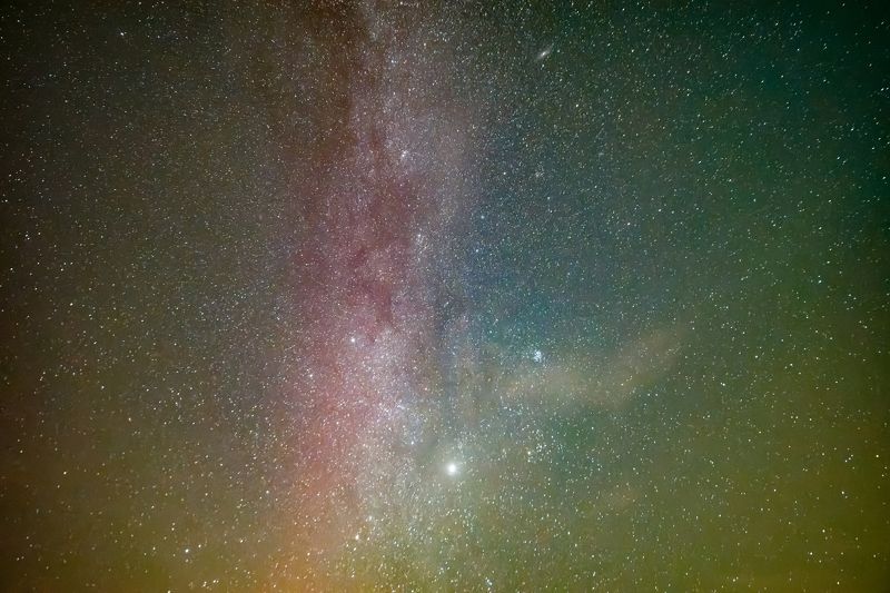 млечный путь, ночь, звезды, северное сияние, milki way, stars, aurora, night, space, deepspace, космос, планеты, planets photo preview