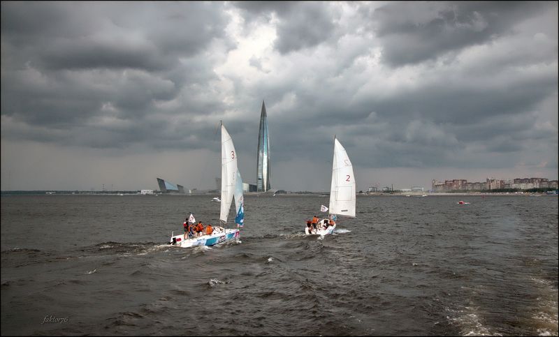 город,  яхта, регата , ст. петербург Сила ветраphoto preview