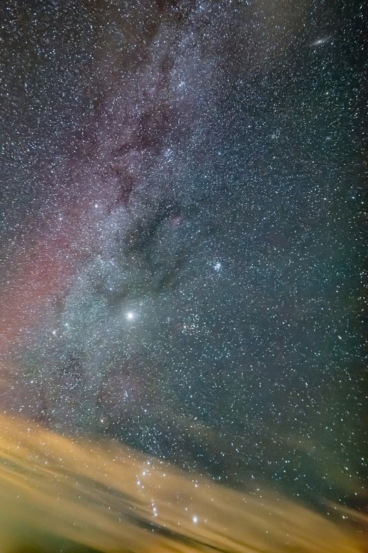 млечный путь, ночь, звезды, северное сияние, milki way, stars, aurora, night, space, deepspace, космос, планеты, planets photo preview