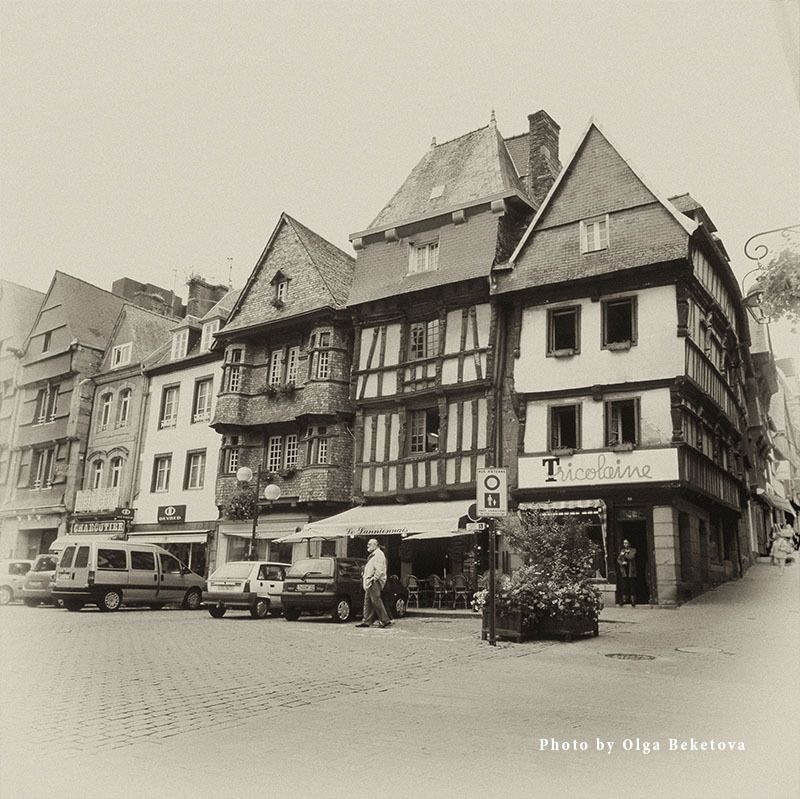 пейзаж, город, франция Ланьонphoto preview