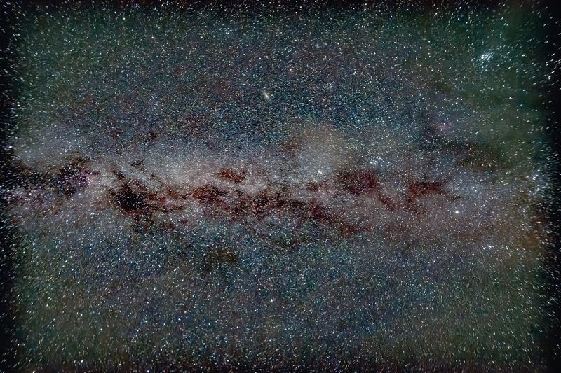 млечный путь, ночь, звезды, северное сияние, milki way, stars, aurora, night, space, deepspace, космос, планеты, planets photo preview