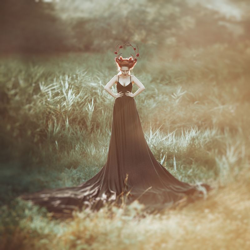 art, photo, collage, okeyteam, kate_troyan, girl, portrait The Deerphoto preview