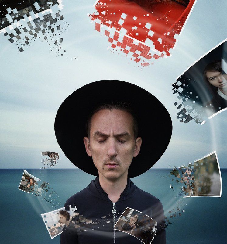 автопортрет, коллаж, фото, арт Идеиphoto preview