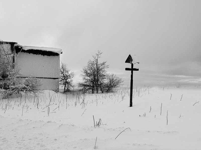 Чехия Германия горы снег зима  Отель \