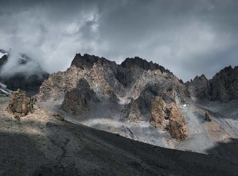 kazbek, mountains, горы, казбек, кавказ, caucasus Казбекphoto preview