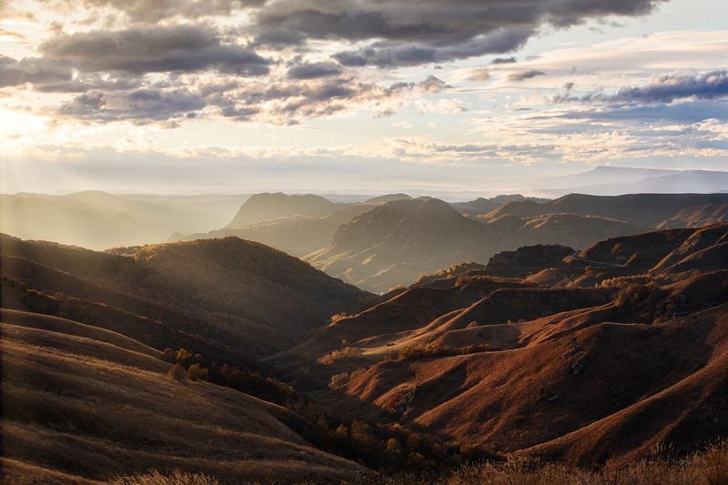 Закат на перевале \