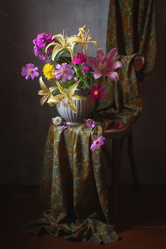 натюрморт, цветы, лето прошлым летом фото превью