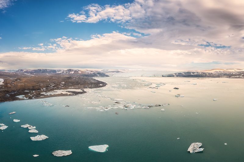 арктика, новая земля, русская гавань Ледяные горизонтыphoto preview