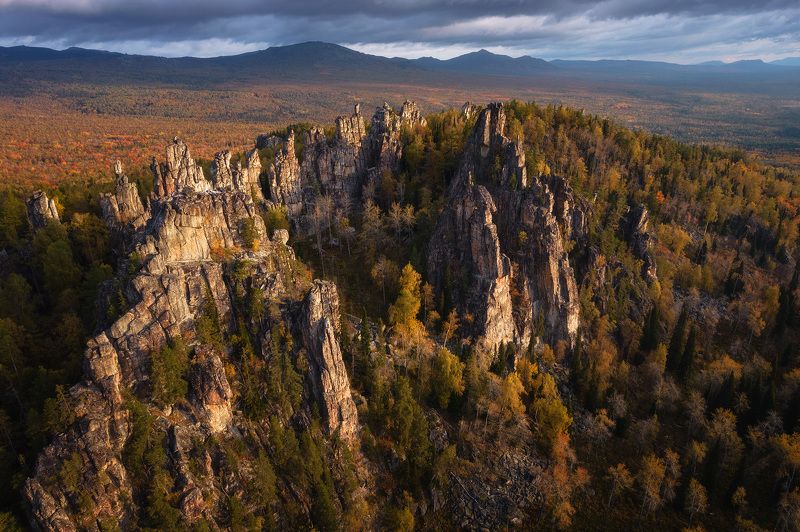 Южный Урал, Инзерские зубчатки, урал Королевство каменных столбовphoto preview
