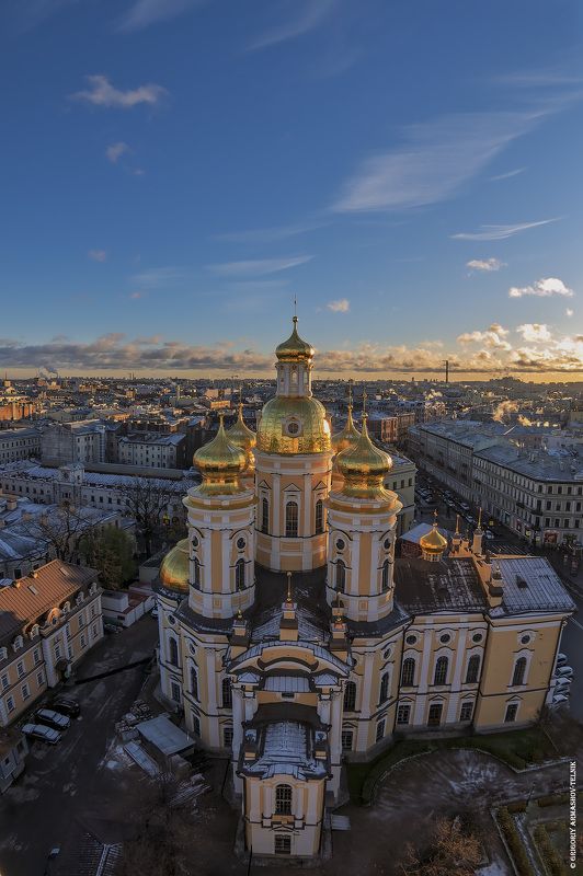 #архитектура #собор #закат #вид_сверху Собор Владимирской иконы Божией Материphoto preview