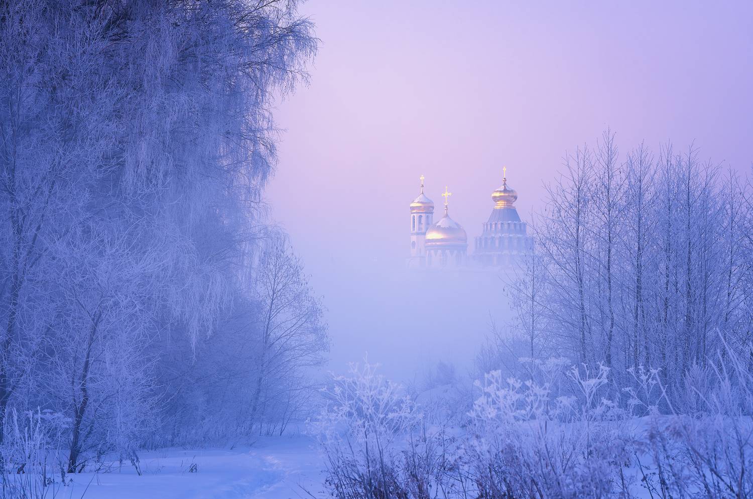 Новый Иерусалим. Автор: Левыкин Виталий истра, зима, пейзаж, рассвет, Левыкин Виталий