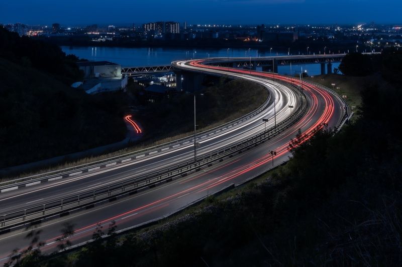 нижний,ночной город,столица закатов,нижний новгород,гребешковый откос,night Вдоль ночных дорог...photo preview