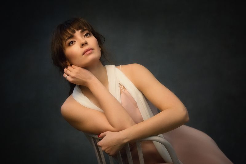 портрет, девушка Портретноеphoto preview