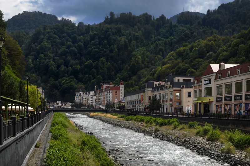 Роза Хутор ,р.Мзымта.photo preview