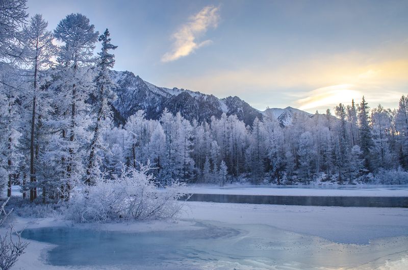 жомболок, зима Зимняя сказка Жомболока фото превью