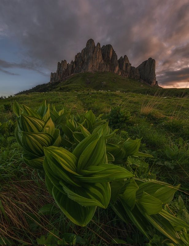 западный кавказ, природный парк большой тхач, рассвет, лето Рассвет у Большого Тхачаphoto preview