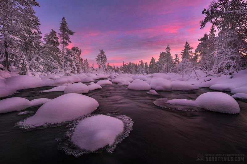 север, мурманск, териберка, хибины, рыбачий, кандалакша, северное сияние, фототур Рассвето-закат полярной ночиphoto preview