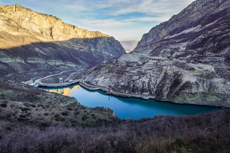 россия, дагестан, казбековский район, сулакский каньон, миатлинская гэс В Сулакском каньонеphoto preview