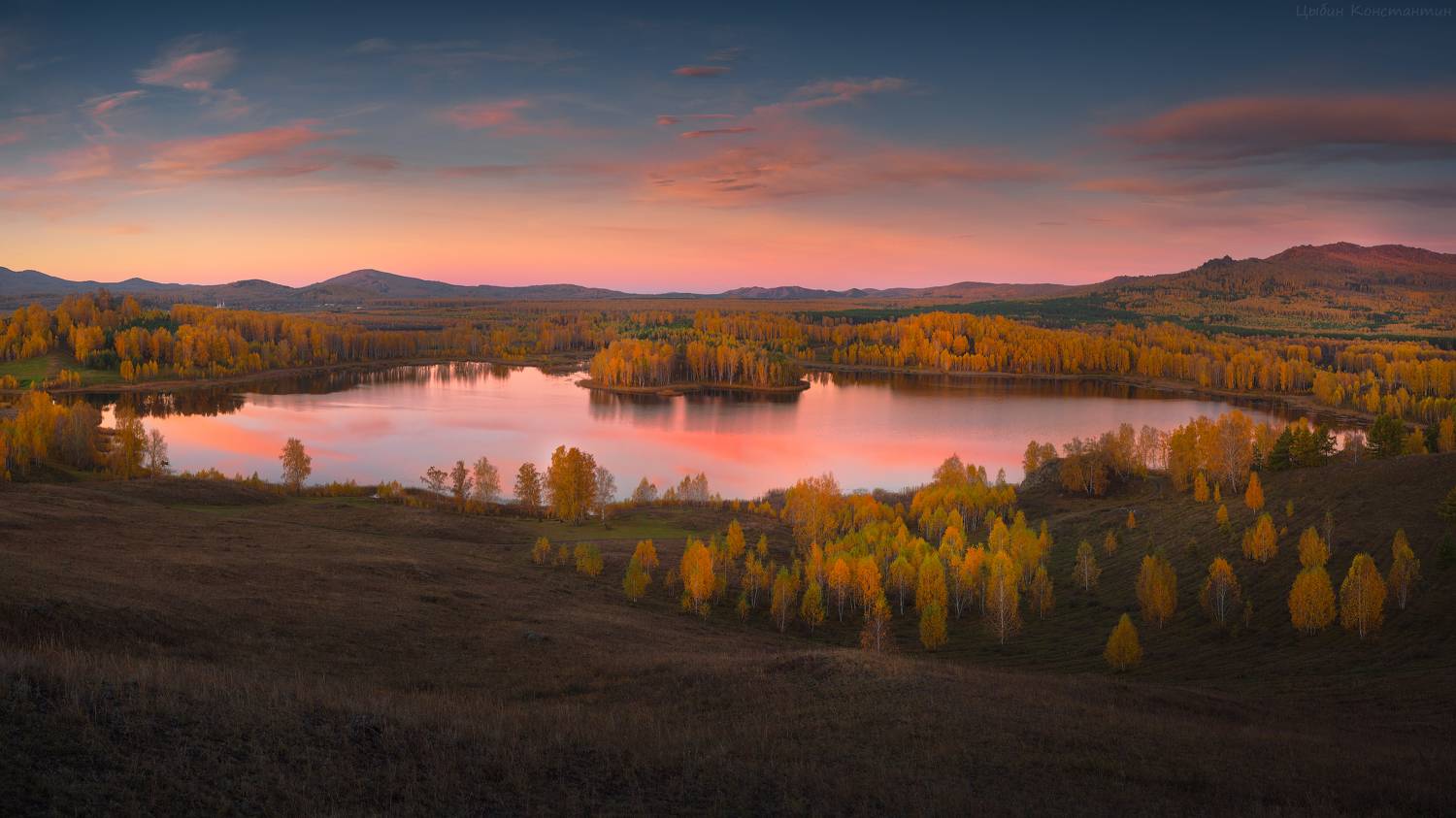 Карагайкуль. Автор: Цыбин Константин башкортостан, южный урал, уральские горы, золотая осень, Цыбин Константин
