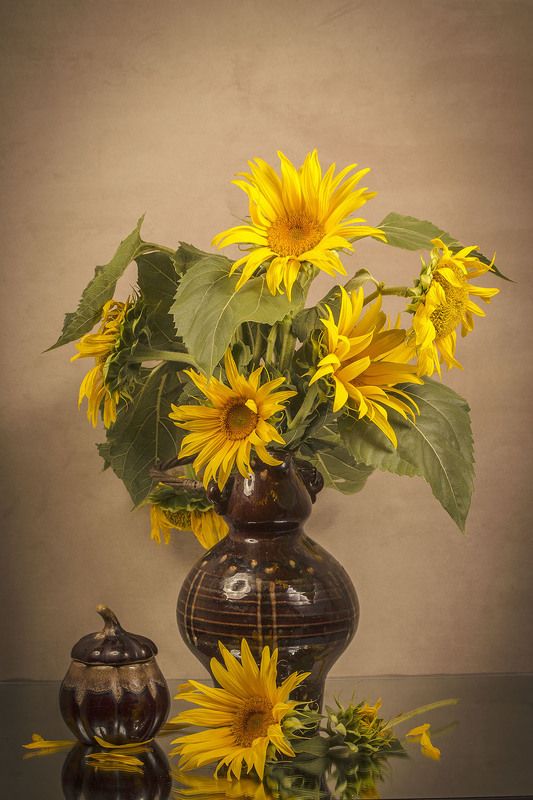 натюрморт, лето, подсолнухи Натюрморты с подсолнухамиphoto preview