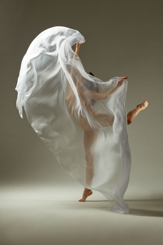танец, эротика, ню, ткани Танецphoto preview