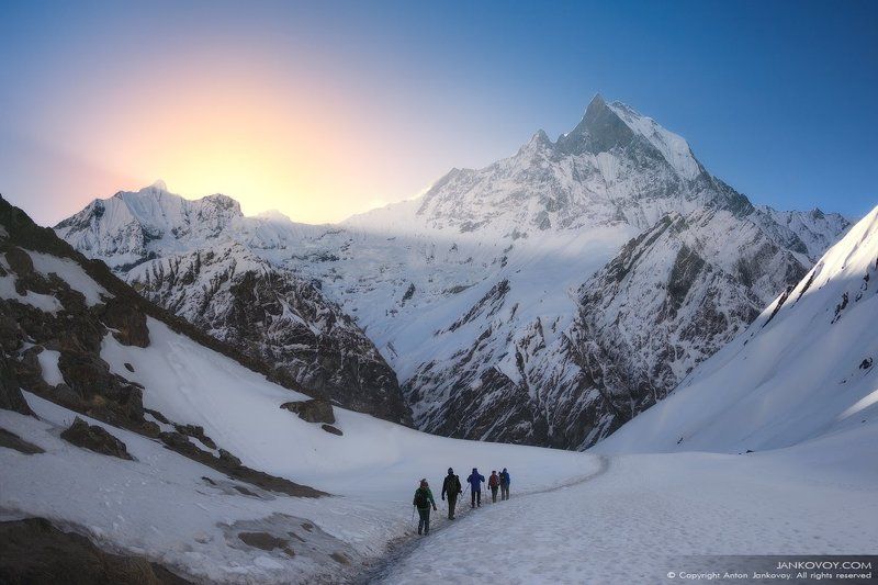 непал, аннапурна, гималаи, горы, путешествия, треккинг, снег, природа, рассвет, СЧАСТЬЕ НЕ ЗА ГОРАМИ. ОНО В ГОРАХ!photo preview
