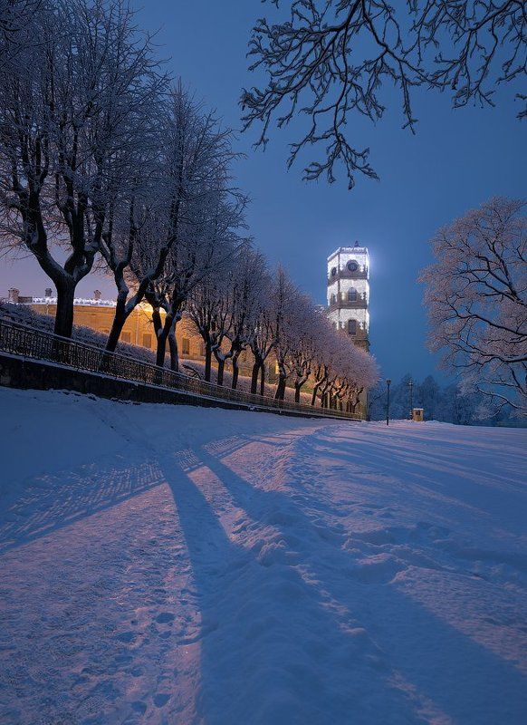 Гатчина, Гатчинский дворец, Зима Гатчинский дворец фото превью