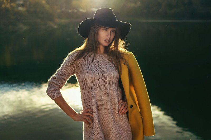 Евгений Иванов, people, portrait, девушка, шляпа, hat, портрет ***photo preview