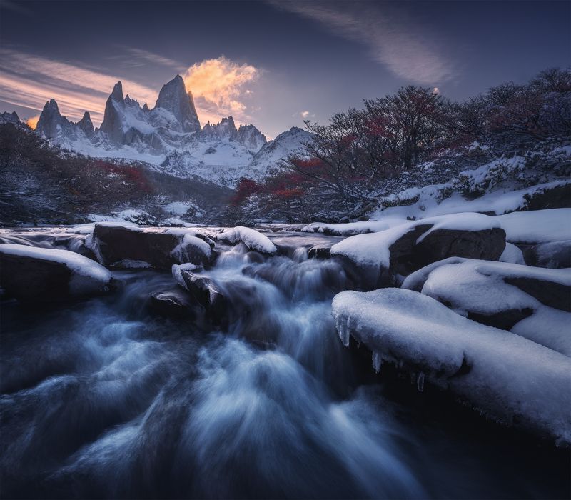 В Патагонию пришла зима фото превью