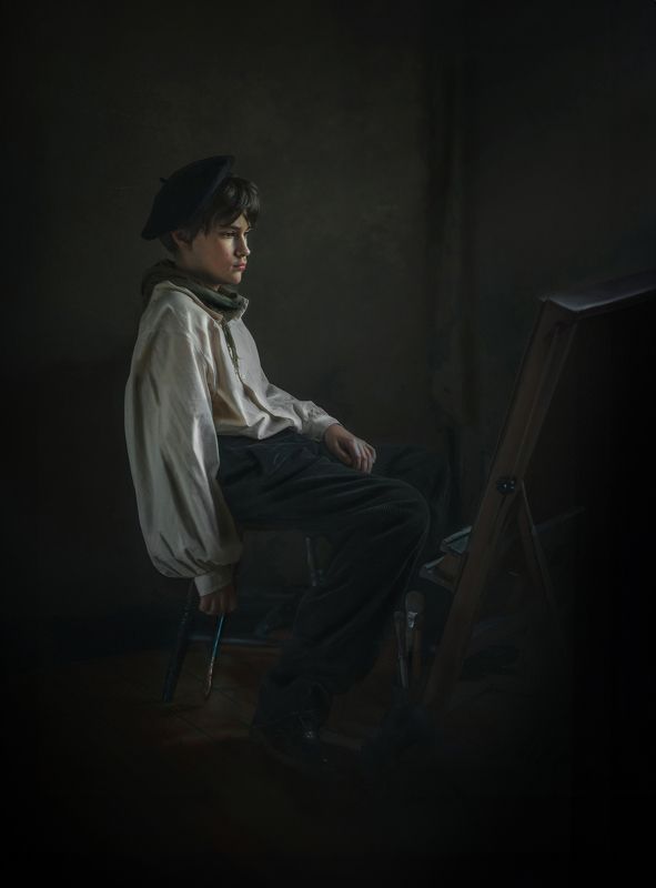 Юный художникphoto preview