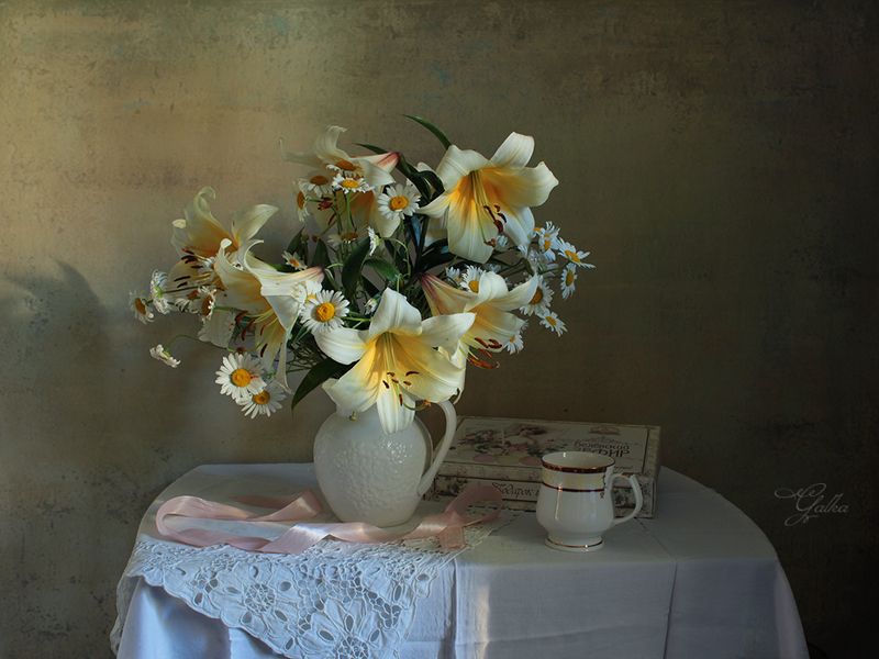 Летнее утро фото превью