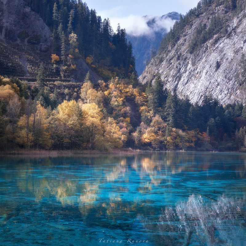 Бирюза озер Цзюджайгоу фото превью